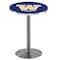 Holland Bar Stool Co 36" Stainless Steel Washington Pub Table L214S3628WashUn - alternate 1